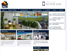 Tablet Screenshot of houseofpaint.com.au