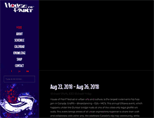 Tablet Screenshot of houseofpaint.ca